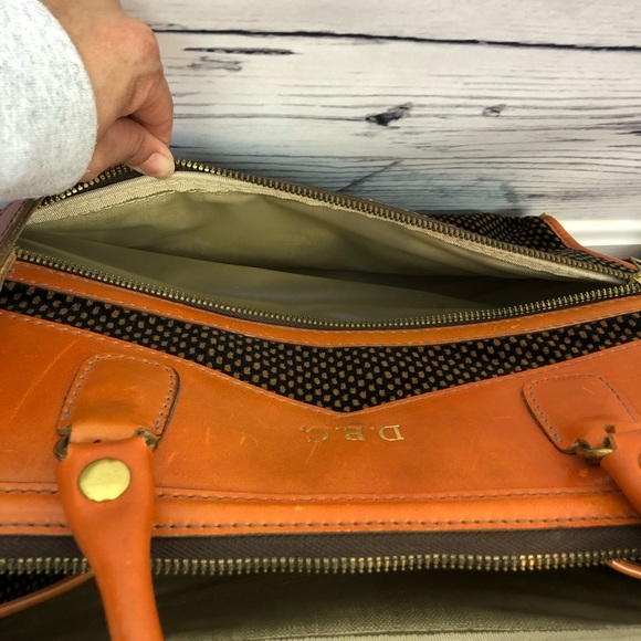 Vintage Leather | Custom Made Office | Travel Tote - Picture 8 of 8